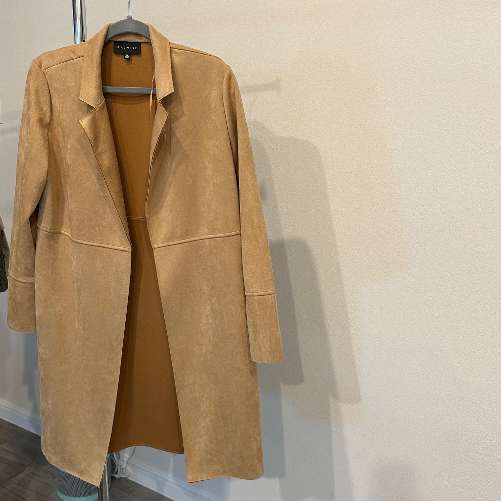 Faux Suede Topper